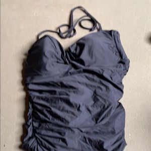 Black one piece swimsuit